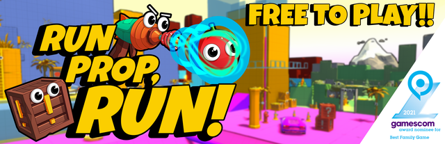 Run Prop, Run! - Puropu Pursuit Logo
