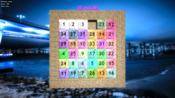 Скриншот из 15 puzzle