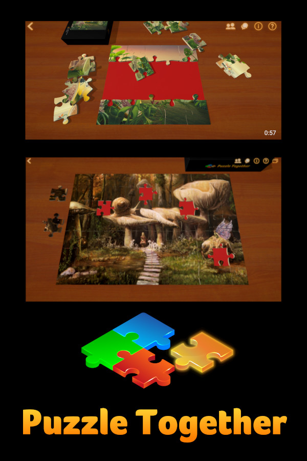 Steam portrait for Puzzle Together Multiplayer Jigsaw Puzzles.