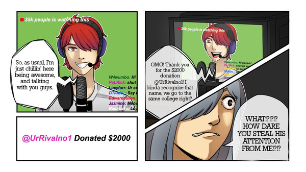 Скриншот из Life of A Yandere Simp