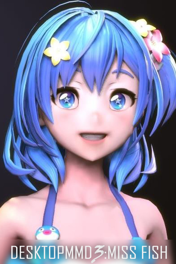Steam portrait for DesktopMMD3:Miss Fish.
