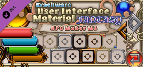 RPG Maker MZ - Krachware User Interface Material FANTASY cover art