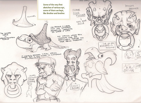 Скриншот из The Button Witch - Art and Guide Book