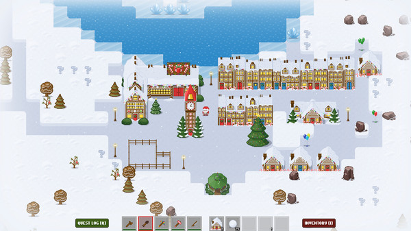 Скриншот из SantaCraft