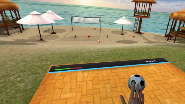 Скриншот из VR Basketball Hoops