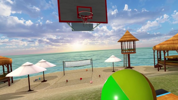 Скриншот из VR Basketball Hoops