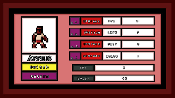 Gladiators IDLE game for Linux 1