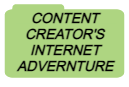 Content Creator's Internet Adventure Logo