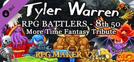 RPG Maker VX Ace - Tyler Warren RPG Battlers 8th 50 - More Time Fantasy Tribute cover art