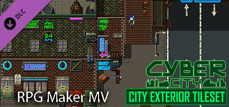 RPG Maker MV - Cyber City: Exterior Tiles cover art