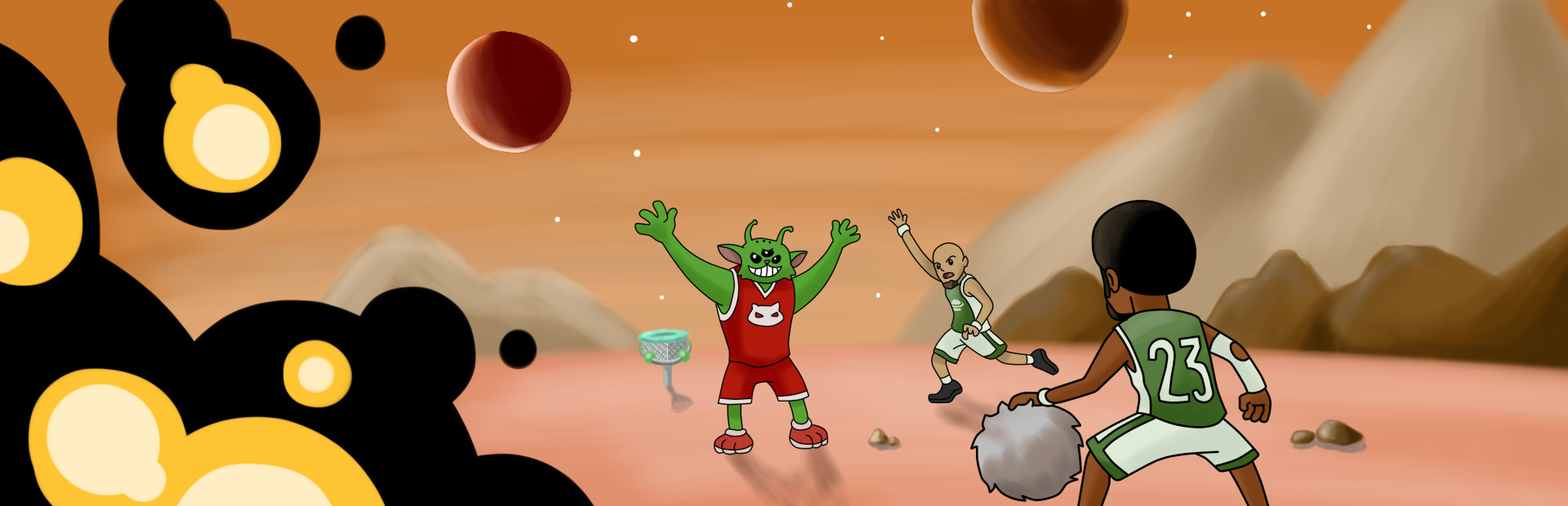 BasCatball Jupiter: Basketball & Cat