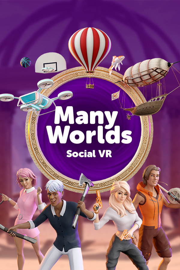 Steam portrait for Many Worlds VR.