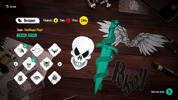 Ink Studio: Tattoo Artist Simulator game for Linux 1