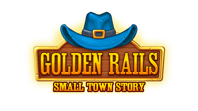 Golden Rails: Small Town Story Logo