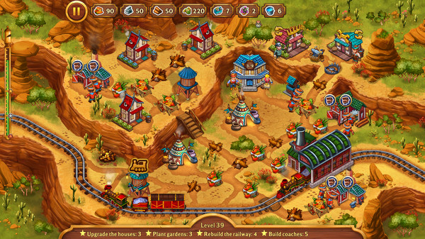 Скриншот из Golden Rails: Small Town Story