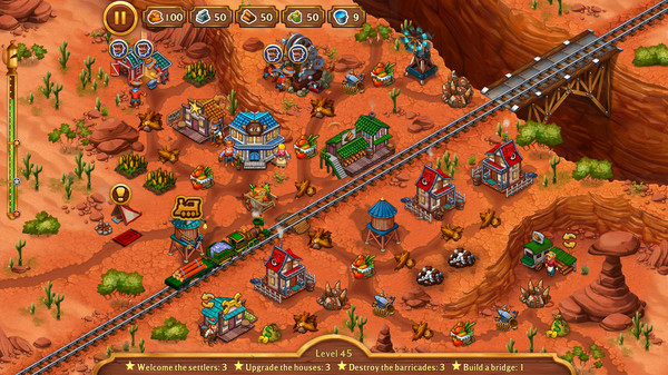 Скриншот из Golden Rails: Small Town Story