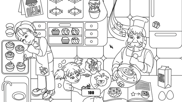 Скриншот из 100 hidden cupcakes