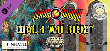 Fantasy Grounds - Flash Gordon Combat Map 2: Coralia + War Rocket