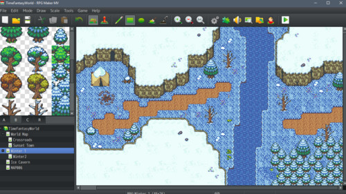【图】RPG Maker MZ – Time Fantasy: Winter Tiles(截图2)