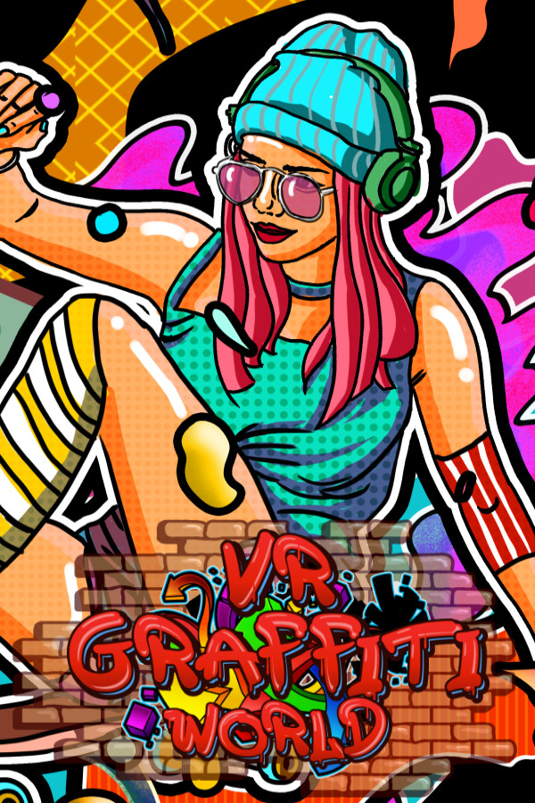 Steam portrait for VR Graffiti World.