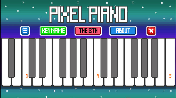 Pixel Piano game for windows Pc 1