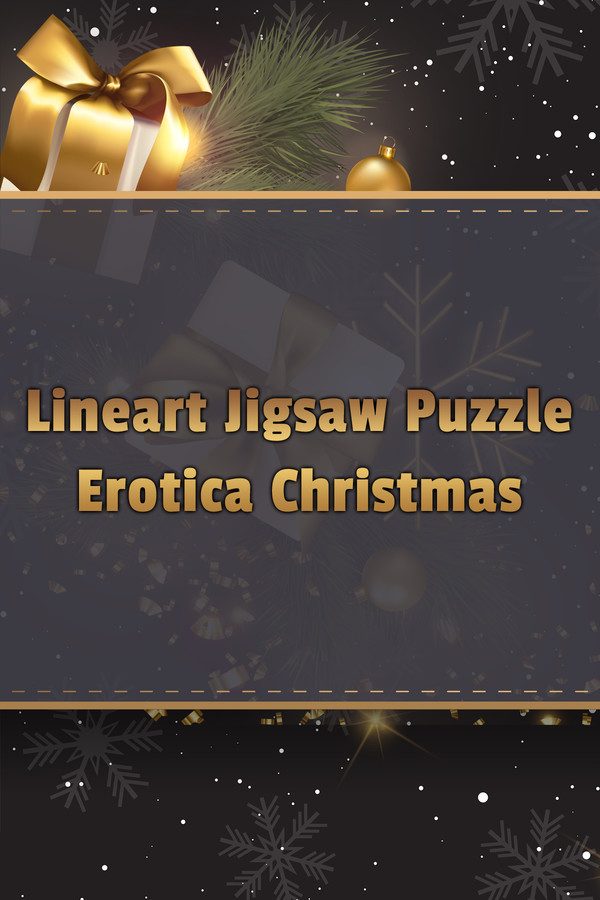 Steam portrait for LineArt Jigsaw Puzzle - Erotica Christmas.