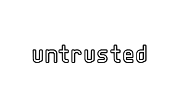 Untrusted Logo