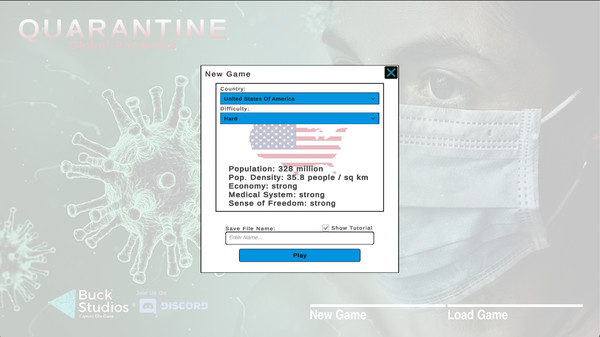 Quarantine: Global Pandemic game for Linux 1