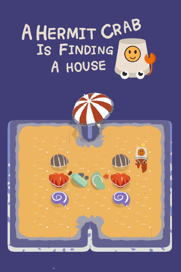 Steam portrait for A hermit crab is finding a house.