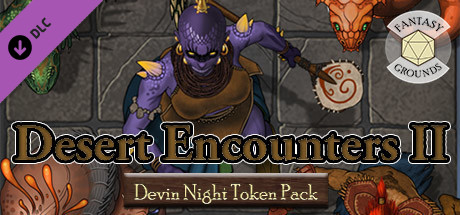 Fantasy Grounds - Devin Night Token Pack 150: Desert Encounters II cover art
