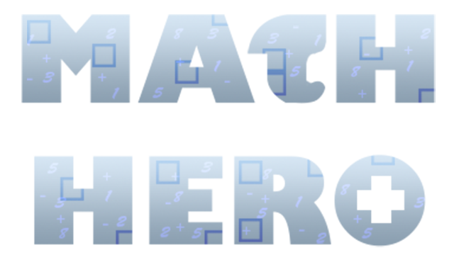 Math Hero - Minimalist Puzzle Logo