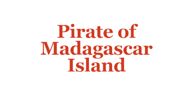 Pirate of Madagascar Island Logo
