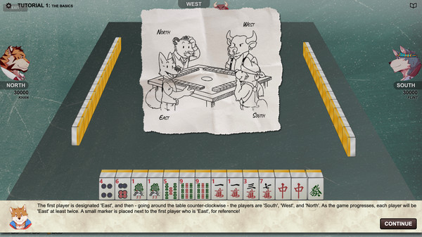 Скриншот из Kemono Mahjong
