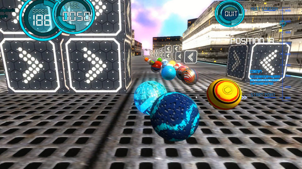 Скриншот из Marble Ball Racing