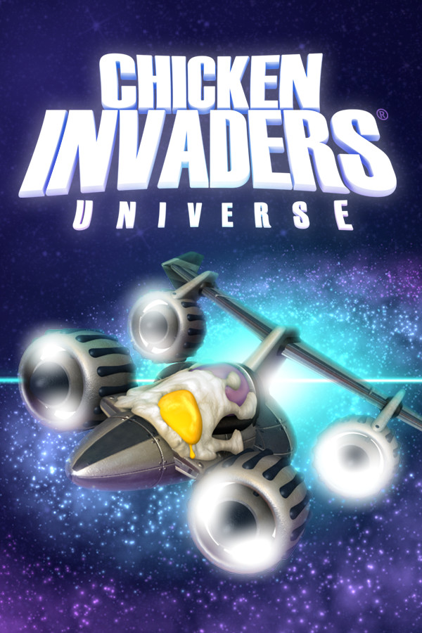 Steam portrait for Chicken Invaders Universe.
