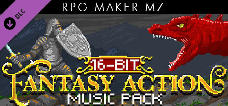 RPG Maker MZ - 16 Bit Fantasy Action Music Pack cover art