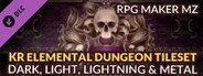RPG Maker MZ - KR Elemental Dungeon Tileset - Dark Light Lightning Metal