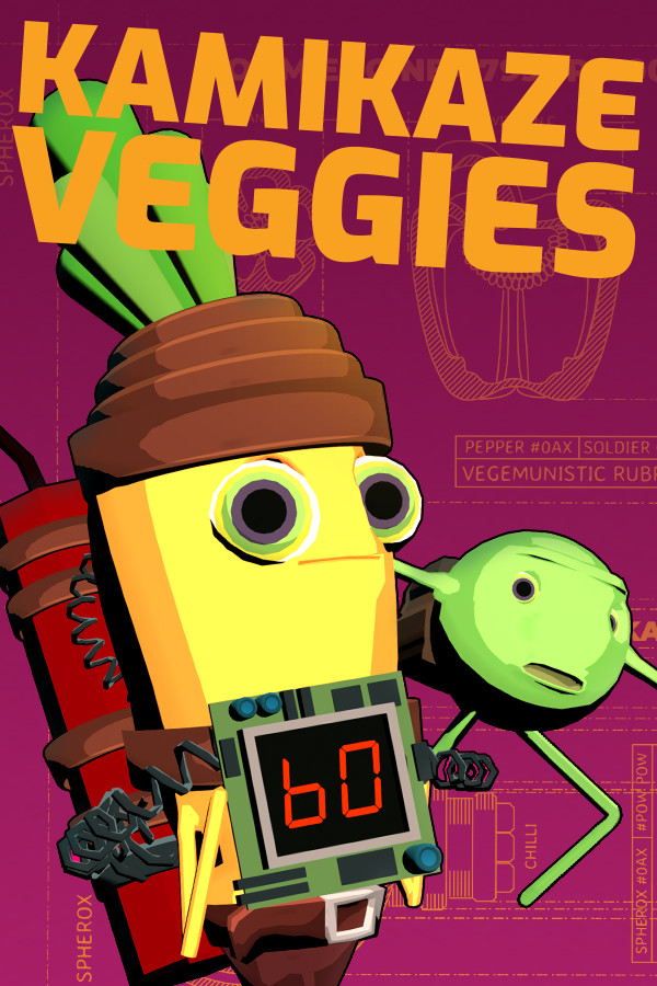Steam portrait for Kamikaze Veggies.