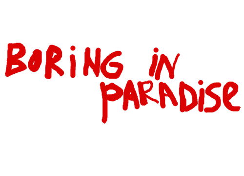 Boring in paradise Logo