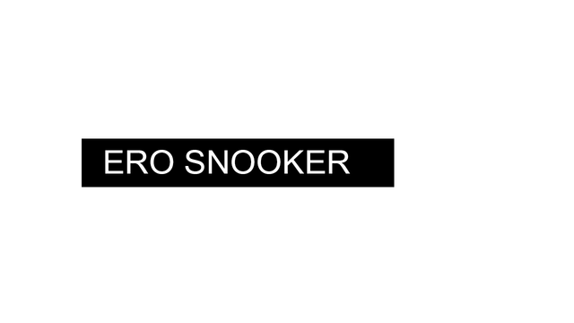 Ero Snooker Logo