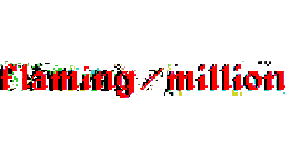 flaming/million Logo