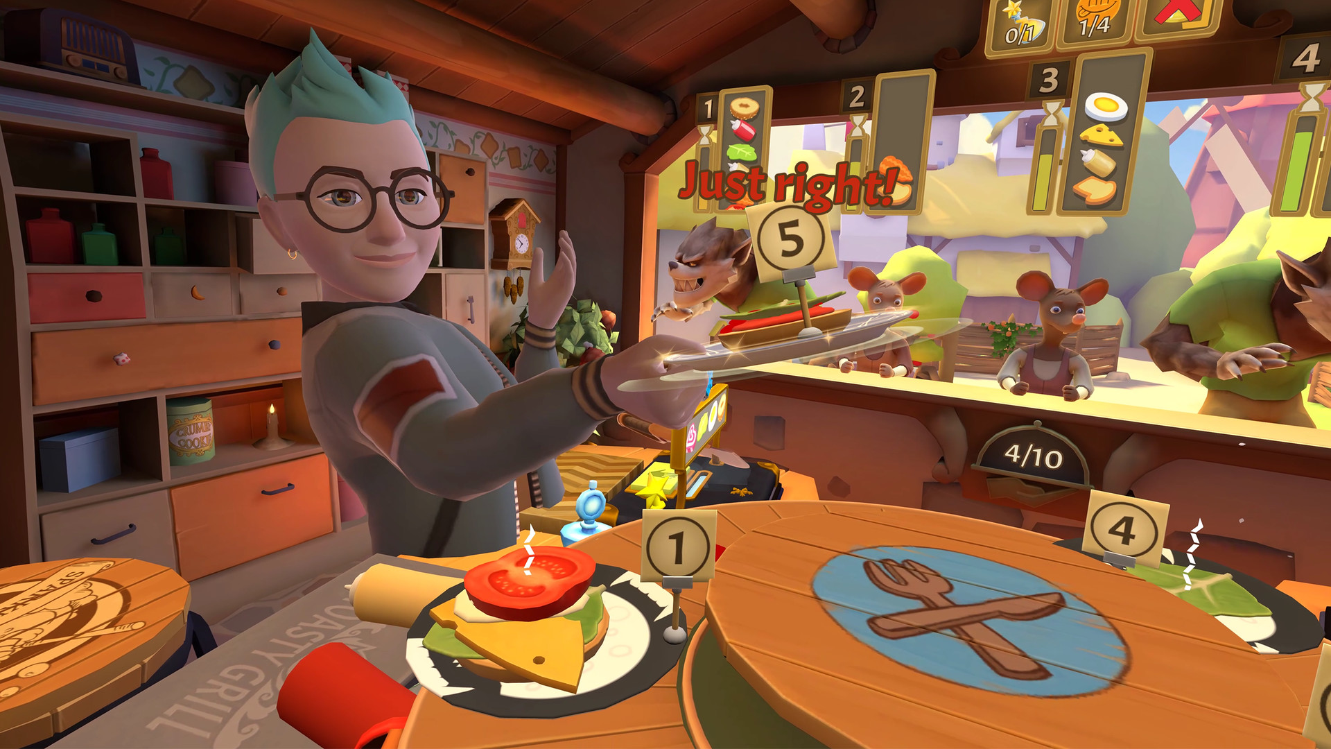 Oculus Quest 游戏《快乐厨房》Cook-Out: A Sandwich Tale