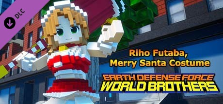 EARTH DEFENSE FORCE: WORLD BROTHERS - Additional Character: Riho Futaba, Merry Santa Costume