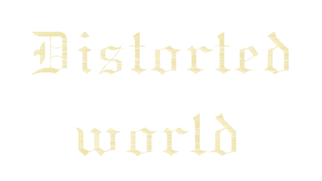 Distorted world Logo