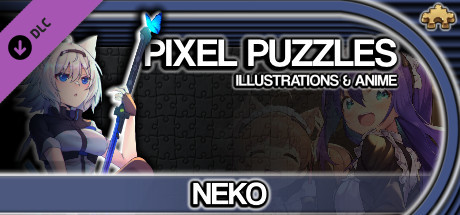 Pixel Puzzles Illustrations & Anime - Jigsaw Pack: Neko