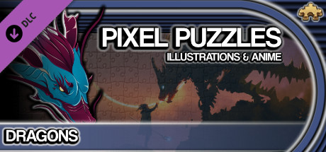 Pixel Puzzles Illustrations & Anime - Jigsaw Pack: Dragons cover art