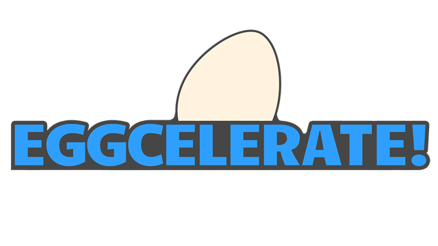 Eggcelerate! Logo