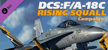DCS: F/A-18C Hornet Rising Squall Campaign cover art