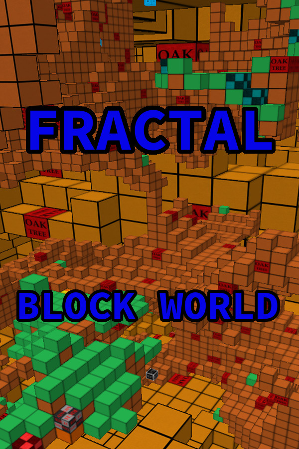 Steam portrait for Fractal Block World.