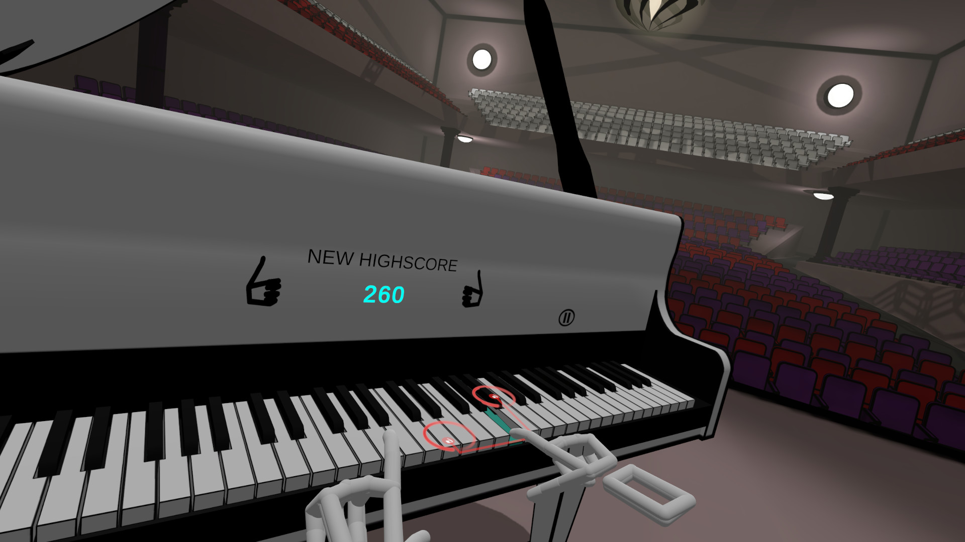 Oculus Quest 游戏《Piano VR》虚拟钢琴